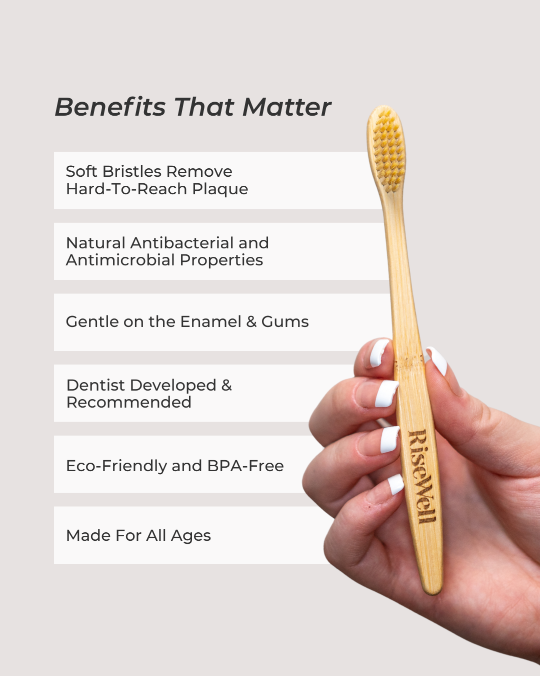 Kids Bamboo Toothbrush