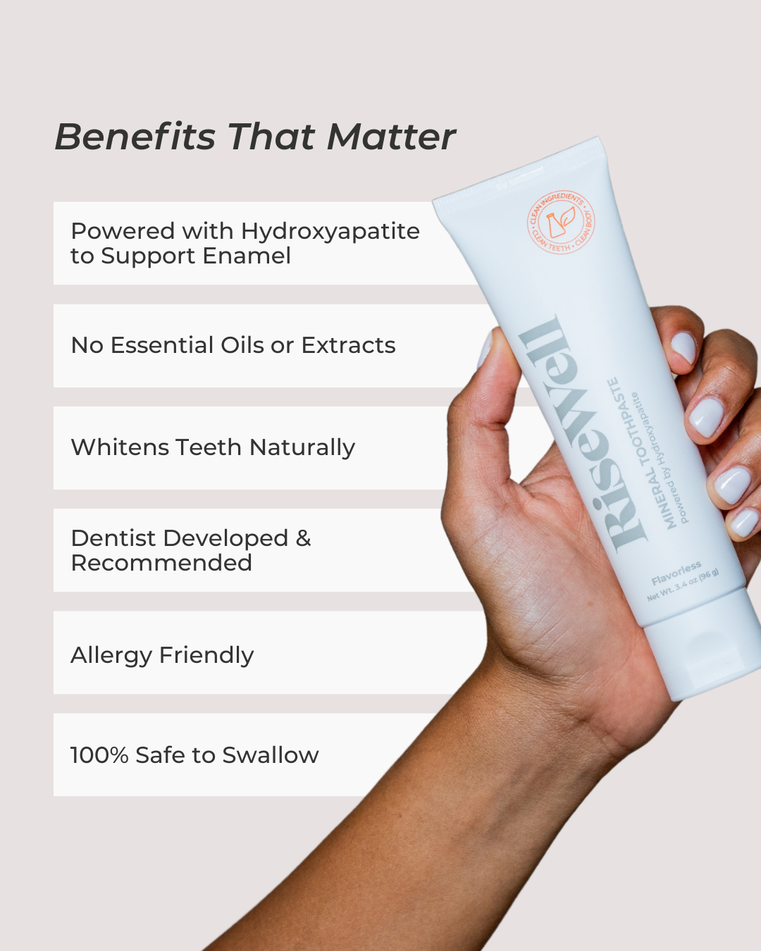 Mineral Toothpaste (Flavorless)